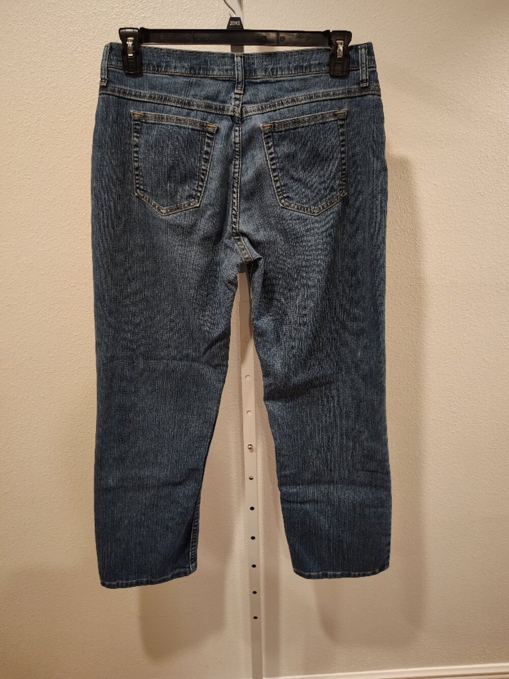 Riders by Lee Women's Classic Straight Leg Jeans Size 12 Petite Denim Blue